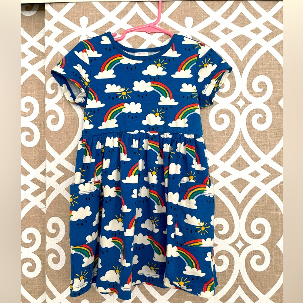 Hanna Andersson Rainbow Dress size 4.